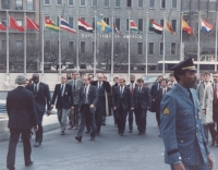 Václav Havel's visit to New York, 1990