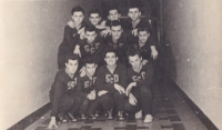 Brother Jiří, bottom left, 1956