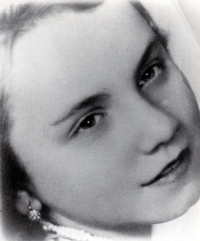 Jiřina Lukešová, around 1950