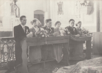 Wedding of Vera Mlčochová, 1954