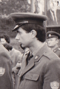 Zdeněk Hůrka at the army