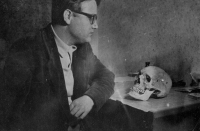 Nuri Sallaku during his studies in Prague / second half of the 1950s