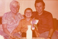 Jiří Podlipný with parents