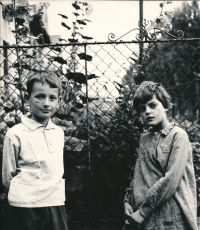 With my cousin, Spešov, August 1963