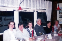 Nuri Sallaku with colleagues at the LDN (hospital for long term illness) of Prague Motol Hospital / late 1990s