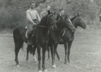 Martin Lis during his studies of veterinary medicine, 1950s