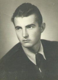 Martin Lis in graduation photo, 1953