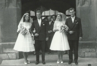 Newlyweds Lis (left), 1960