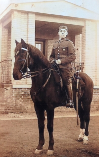 The father of František Stehlík during his military service with the dragoons