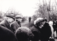 Funeral of Jaroslav Seifert in Prague, January 1986