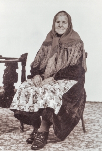 Arnošt Obrusník's mother Hedvika, née Žídková. Photograph from the 1980s