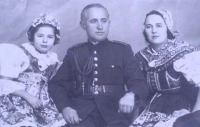 With parents Vladimír Bohumil and Vlasta