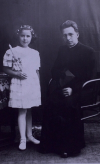 During the First Holy Communion with Father Vitula