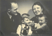 The Podracky family with sons Jan and Vlastimil