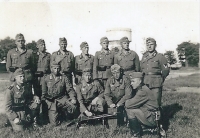 Uncle Eduard Kleiner in the German units in which he later died