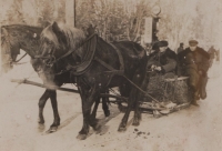 Volhynia in winter, 1940s