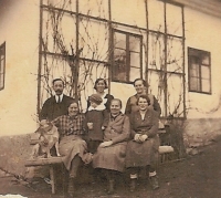 Standing from the left - Grandpa Johann, Mother Anna, Grandma Agnes. Seated from left- Aunt Berta, Josef Müklisch, Aunt Marie and Aunt Elsa