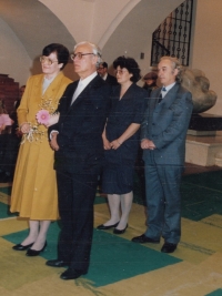 Nuri and Helena Sallaku / wedding / Prague / 1991