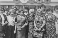 With the Women's Association, Marie Vařáková second from the left