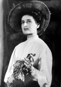 Zdeňka Pospíchalová in one of her theatre roles