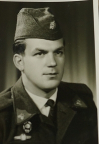 Jan Chloupek at the army