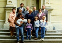 Baptism of son Josef, 1991