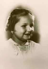 Little Milena Jirušová, early 1950s