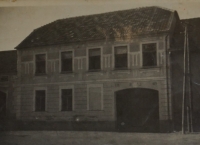 Jan Chloupek's birth house in 1950