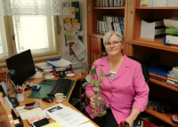 2016 Daniela Ženatá in the editorial office of Český bratr