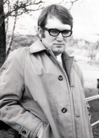 Jiří Fiala during his studies, 1964 - 1965