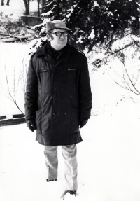 Jiří Fiala during his studies, 1964 -1965