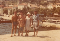 Meeting the family in Yugoslavia, 1980s
