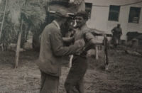 Jan Chloupek during his studies at the agricultural apprenticeship