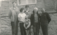 Zoltán Czvengrosch with his parents, 1960s