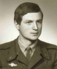 Štěpán Faber during military basic service, 1966 to 1968