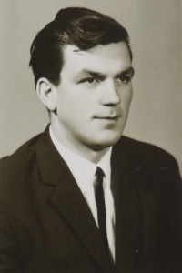 Jan Chloupek at the age of nineteen