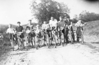 The Second Večerka Triangle, 1955. (2) Vl. Richter, (6) Rabinský L., (5) Morbitzer, (1) Berger, (8) Zemek, (10) Bajgar, (9) Šina, (7) Hrbáč, (11) Supa