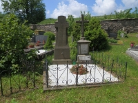 The grave of Vilhemina Stonjek's grandmother and family ancestors in Olešnice in Orlické hory