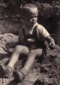 Michal Wagner as a little boy