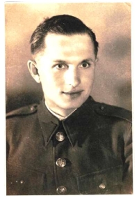 Military portrait of Jaroslav Lebduška, 1934