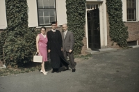 Graduation from Rutgers University, witness with his parents, 1965