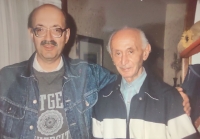 Thomas Kolsky with his father Miloš Kolsky, New Jersey, 1995