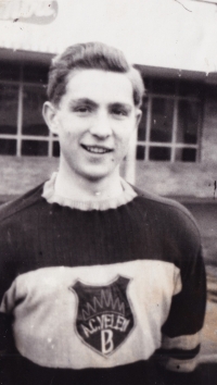 Adolf Lick, Velen Boskovice hockey team, 1949