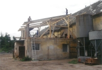 Repair of the office on the farm, Prosečné, 2007