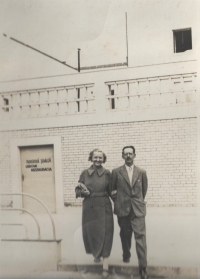 Parents in Sliač, likely 1930s