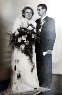 Wedding photo of Marie Prchalová