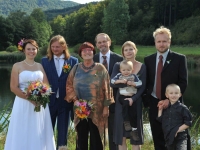 Wedding of witness's son Ondrej Čapek, 2015