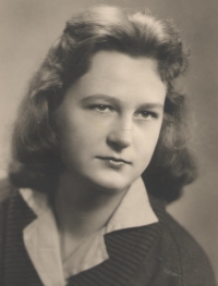 Marcela Pustinová in the late 1950s