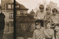 1970, with friends (Jiri Prokop, top right)