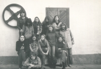 1982, New Year's Eve (Jiri Prokop sitting second from the left)